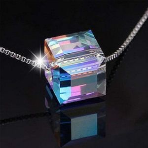 Necklace - Rubicon Rainbow Aurora Sugar Cube